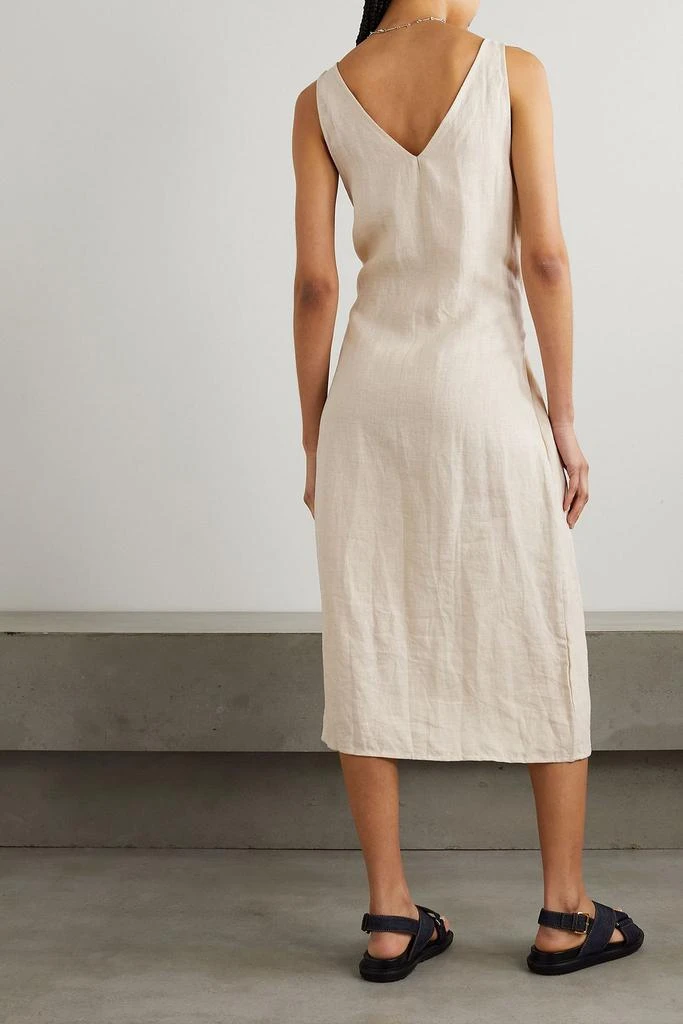 DEIJI STUDIOS The Slip linen midi dress 3