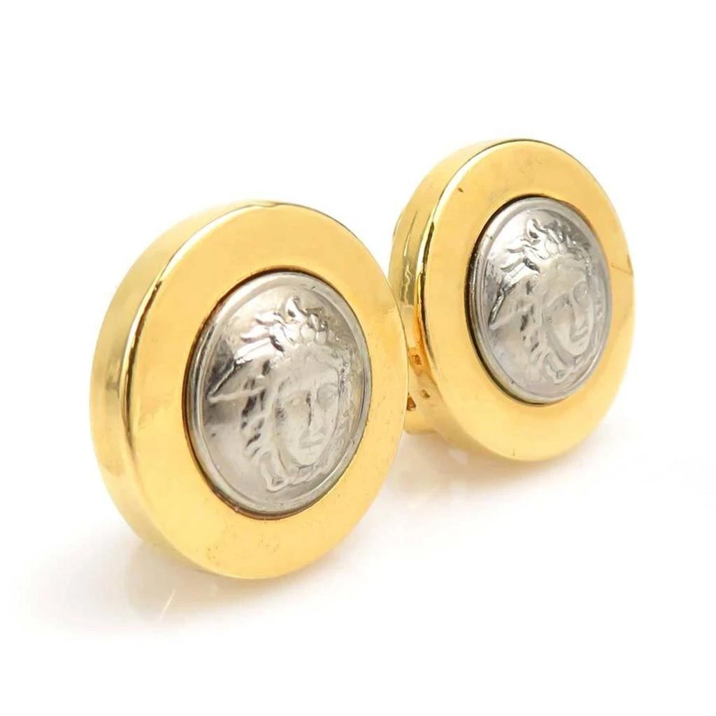 Versace Metal Clip Earrings (Pre-Owned) 2