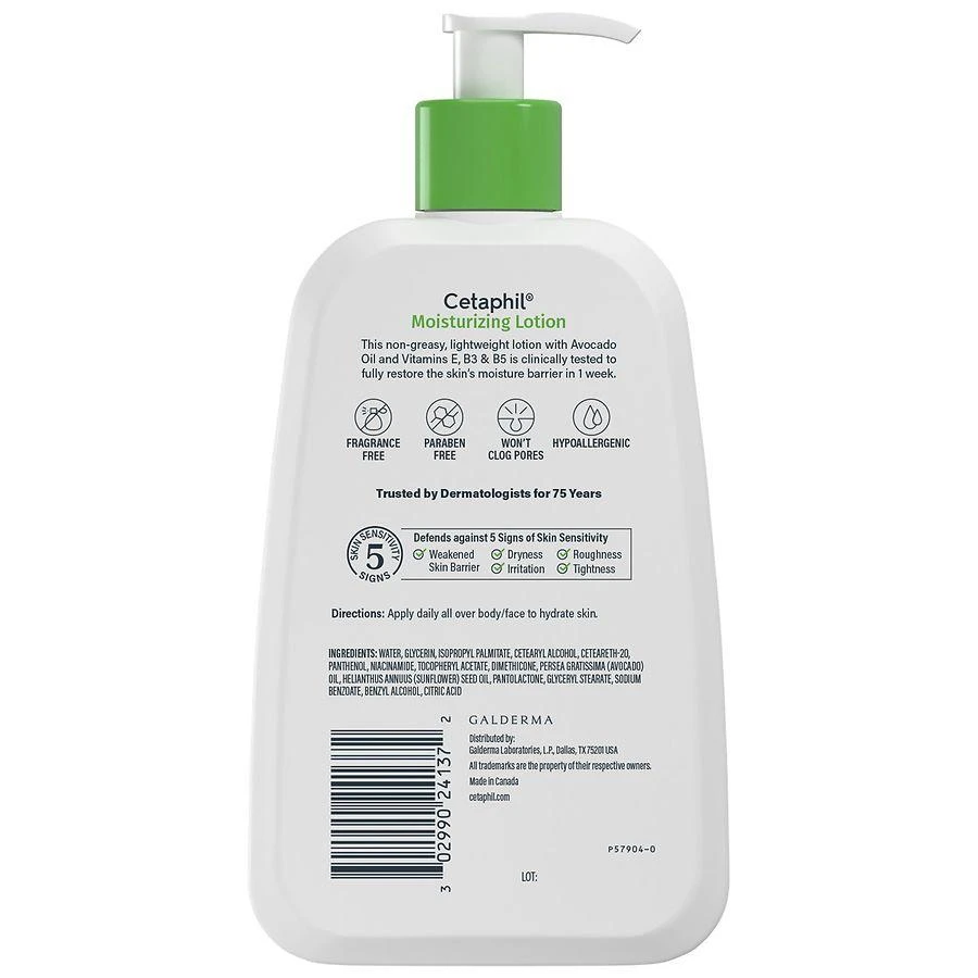 Cetaphil Moisturizing Lotion Unscented 3