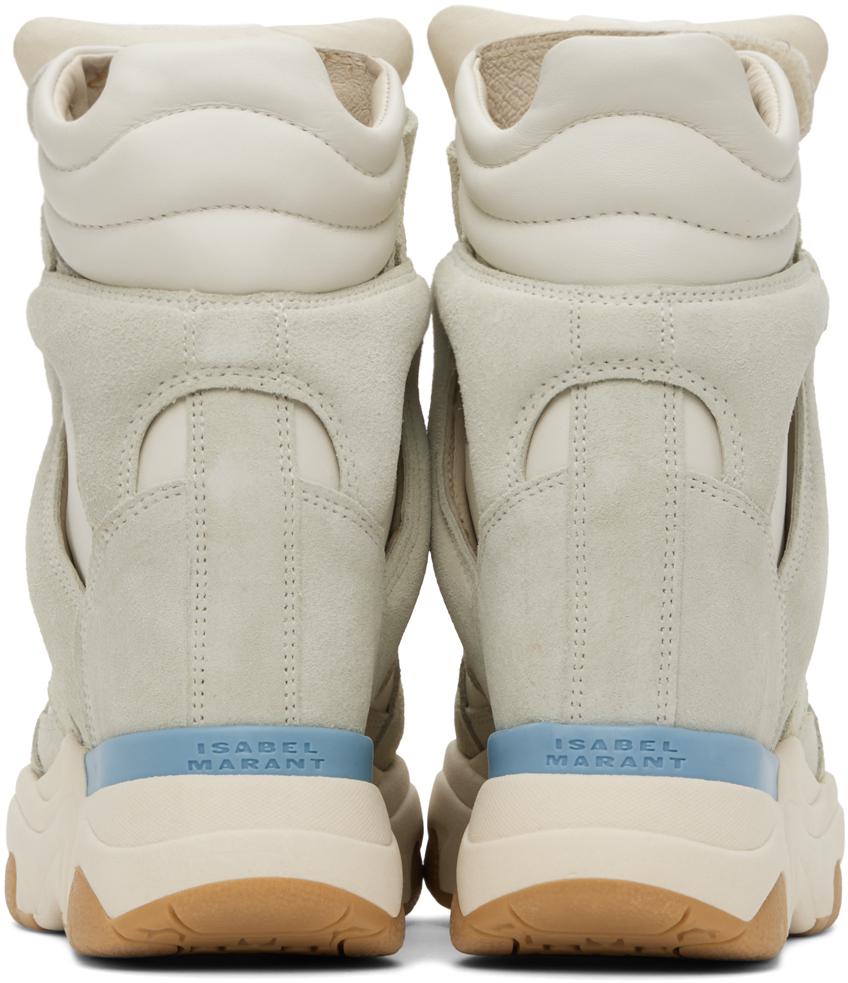 Isabel Marant Gray & Off-White Balskee Sneakers