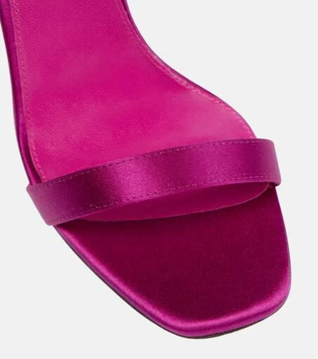 Aquazzura Aura embellished satin sandals 6