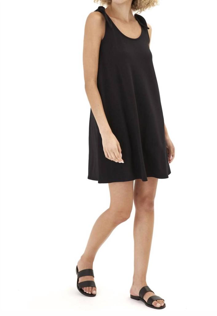 Threads for Thought Nuri Modal Terry Dress In Black