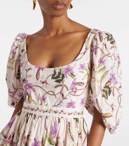 Agua by Agua Bendita Viviane floral cotton maxi dress 4