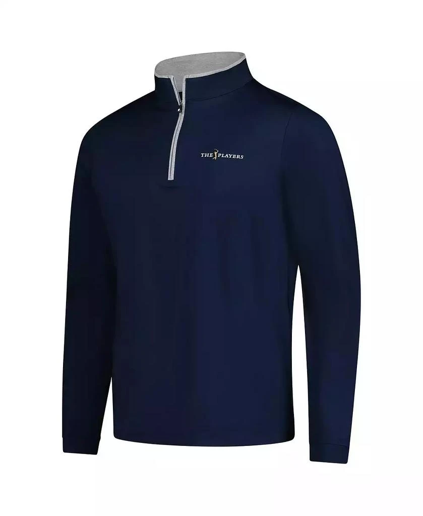 FootJoy Men's Navy THE PLAYERS Lightweight Solid Quarter-Zip Sweatshirt 4