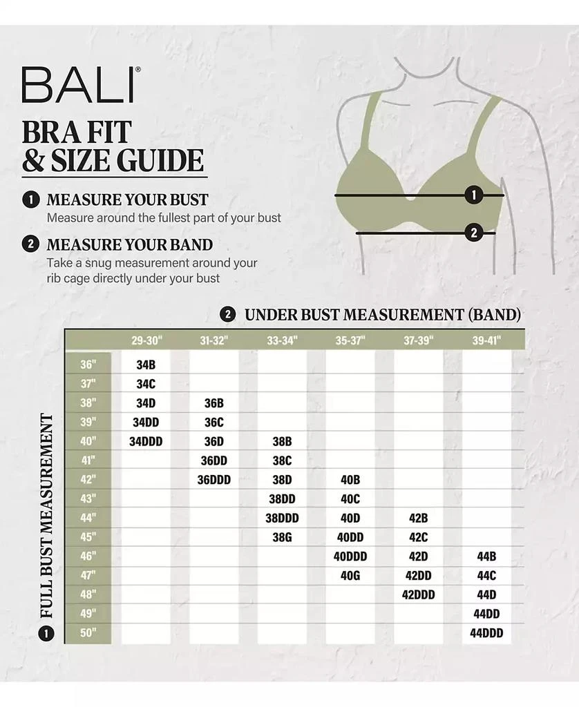 Bali Comfort Revolution Shaping Wireless Smoothing Bra 3463 3