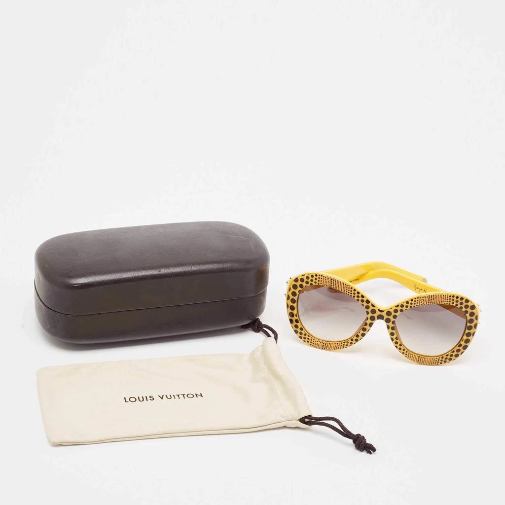 Louis Vuitton Louis Vuitton x Yayoi Kusama Yellow/Black Gradient Z0478W Oversized Sunglasses 4