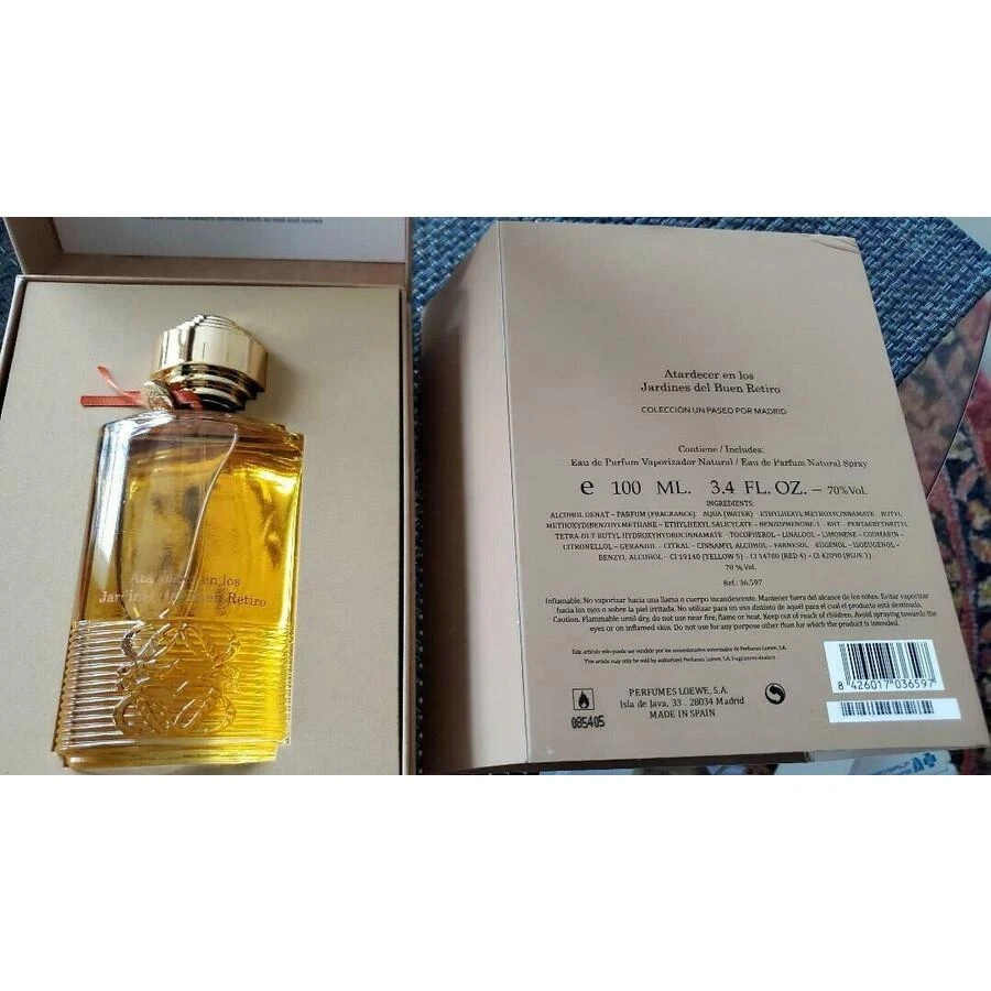 Loewe Unisex Atardecer En Los Jardines Del Buen Retiro EDP Spray 3.4 oz Fragrances 8426017036597 1