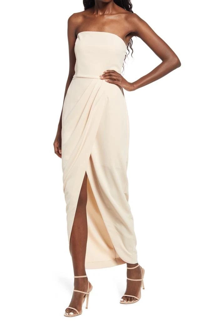 Wayf The Angelique Strapless Tulip Gown 1