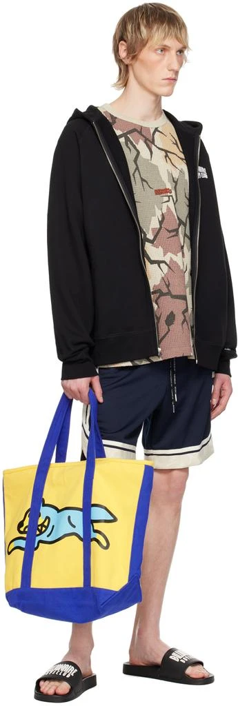 ICECREAM Navy & Yellow Running Dog Tote 4