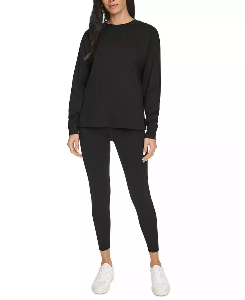 Calvin Klein Women's Long-Sleeve Crewneck T-Shirt 1