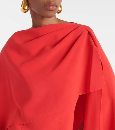 ROKSANDA Demetria caped midi dress 5