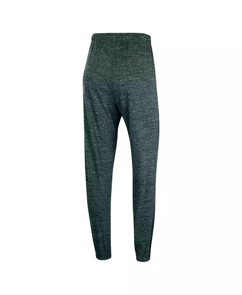 NIKE Women's Green Distressed Michigan State Spartans Gym Vintage-Like Multi-Hit Jogger Pants