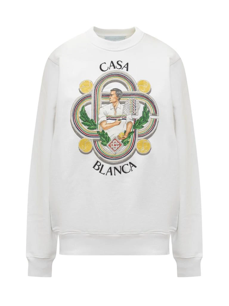 Casablanca Casablanca Le Joueur Crewneck Sweatshirt 1