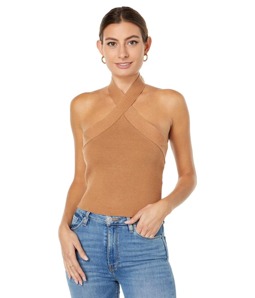 Monrow Supersoft Sweater Knit Halter 1