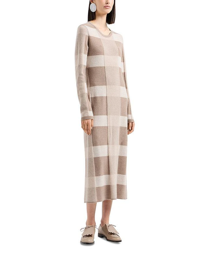 emporio armani knit dress Ottoman Knit Dress