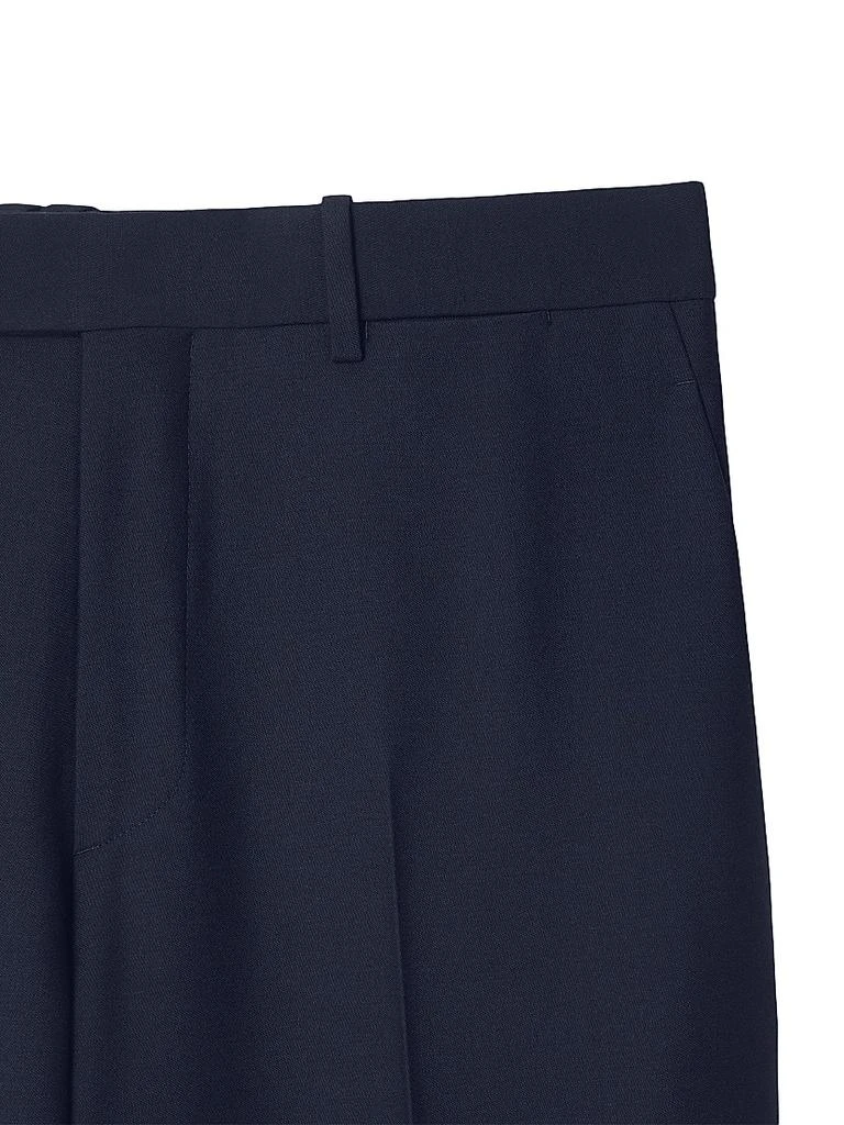 Burberry Wool Flat-Front Trousers 5