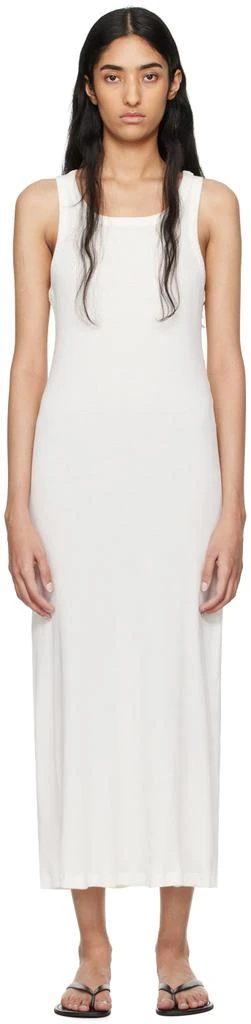 The Row White Yule Maxi Dress 1