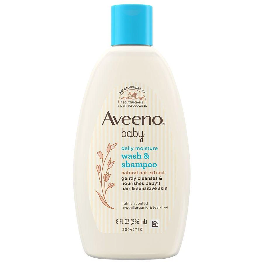 Aveeno Baby Daily Moisture Body Wash & Shampoo, Oat Extract Unspecified 1