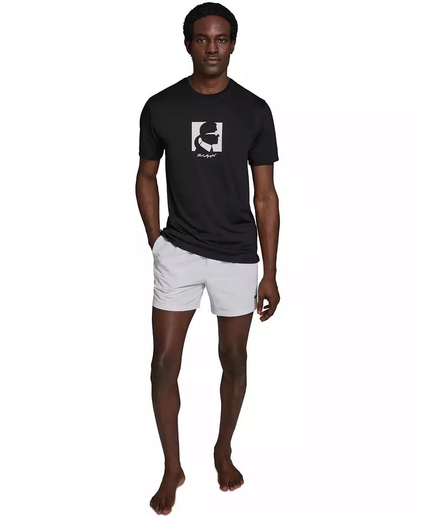 Karl Lagerfeld Paris Men
s Short-Sleeve Icon Rashguard 2