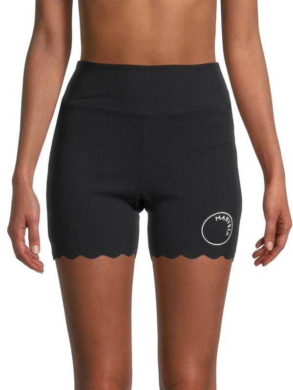 Marysia Billie Jean Scalloped Swim Shorts 1