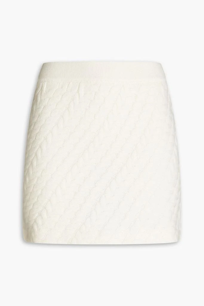Loulou Studio Alsen cable-knit cashmere mini skirt 1
