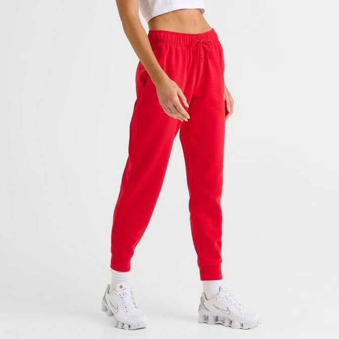 NIKE Women's Nike Sportswear Club Fleece Mid-Rise Jogger Pants 5