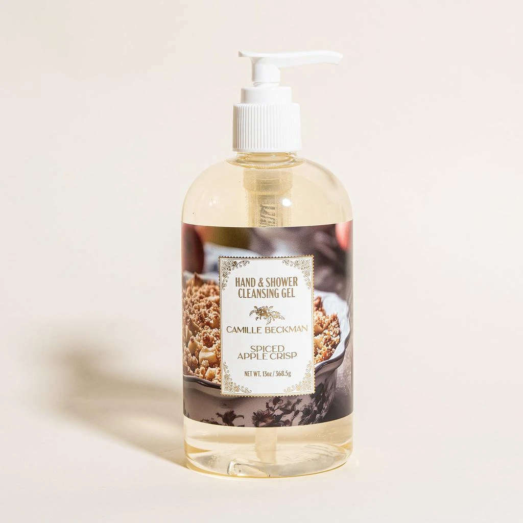 Camille Beckman Hand 
Shower Cleansing Gel 13oz Spiced Apple Crisp