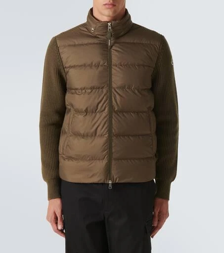 Moncler Down-paneled wool jacket 3