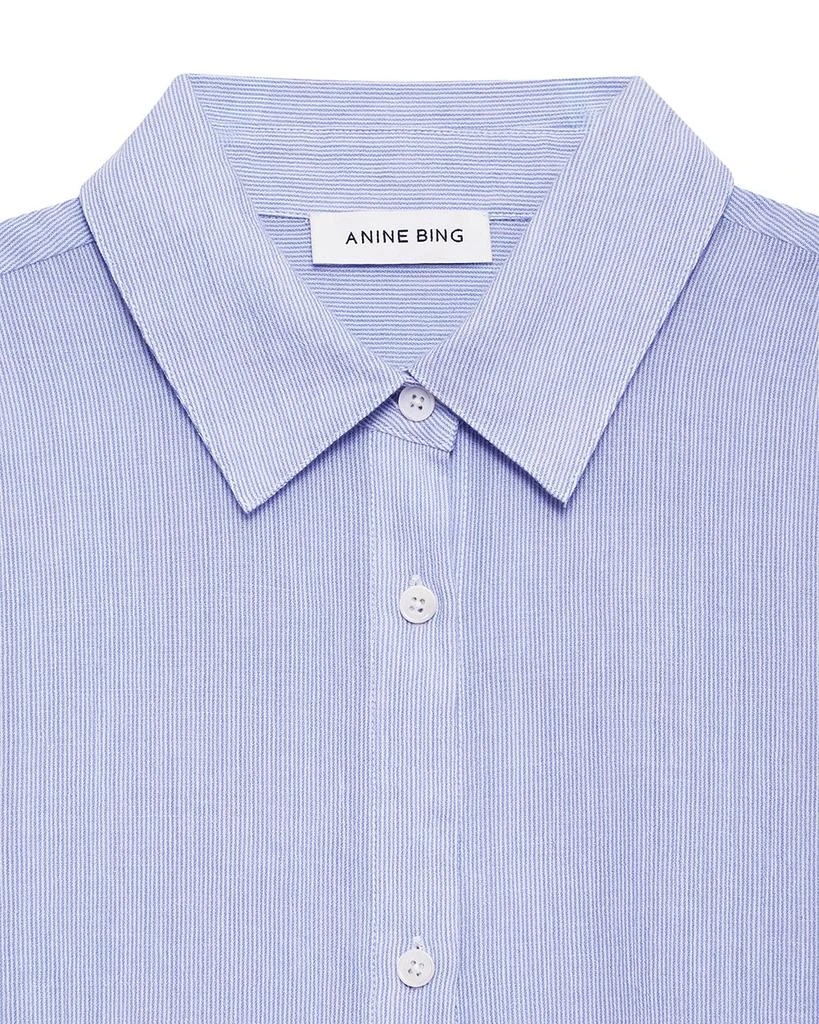 ANINE BING Plaza Button Front Shirt 5