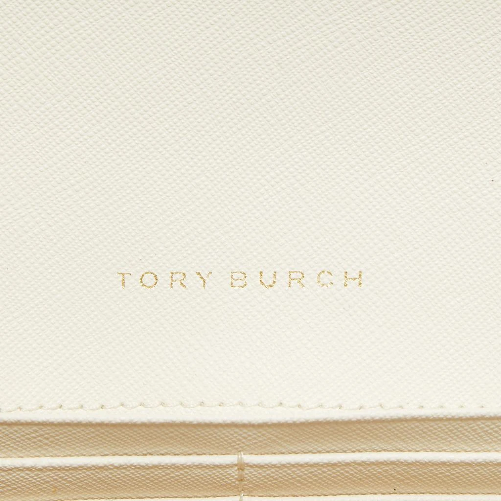 Tory Burch Tory Burch White Leather Emerson Wallet On Chain 15