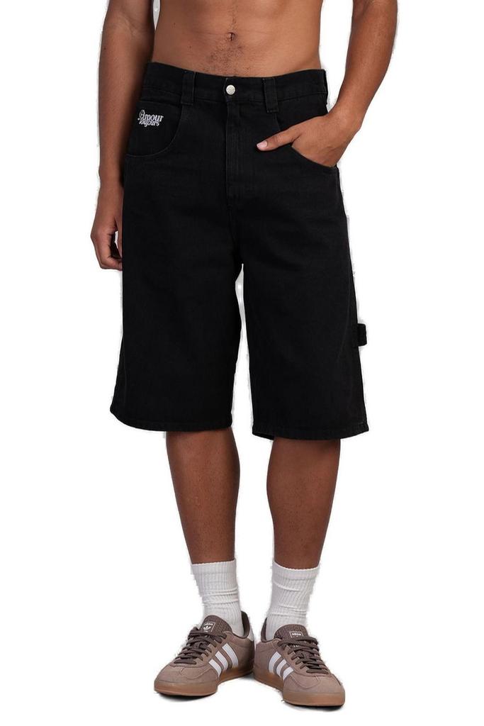 Carne Bollente Carne Bollente Cupid's Cheeks Embroidered Shorts