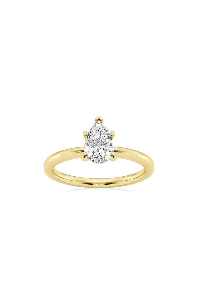 Badgley Mischka Pear Cut Lab Created Diamond Engagement Ring - 1.00 ctw 1