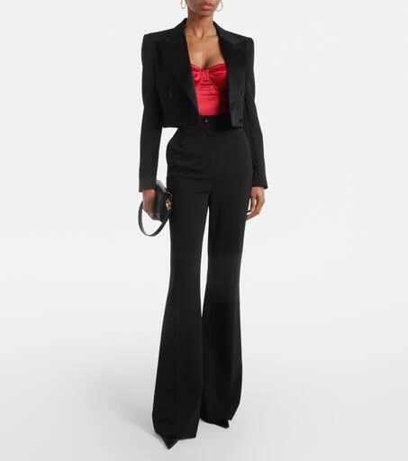 Dolce
Gabbana Silk-blend satin bodysuit 2