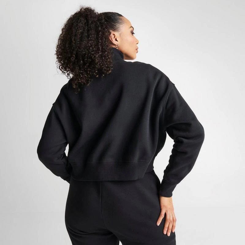 NIKE Women's Nike Sportswear Phoenix Fleece Oversized Half-Zip Crop Sweatshirt 9