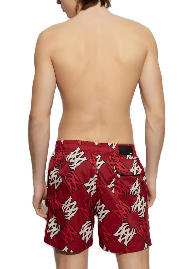 AMIRI Amiri Logo Printed Drawstring Swim Shorts 3