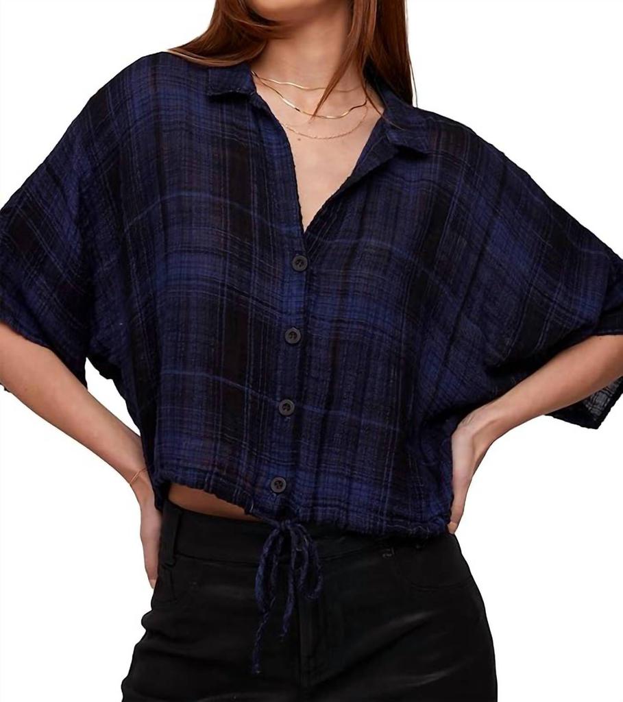 Bella Dahl Bella Dahl - flowy tie waist shirt