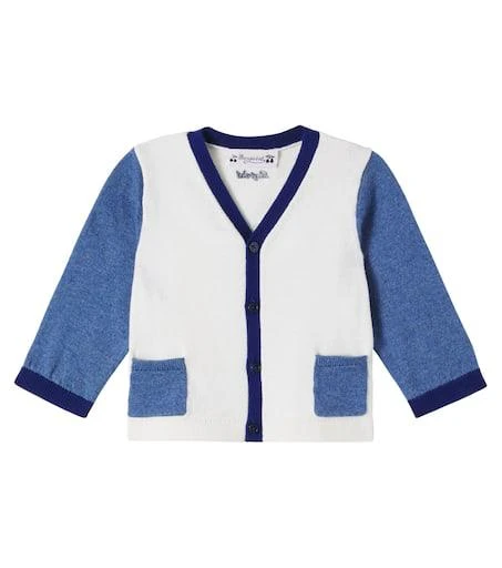 Bonpoint Baby Tahiel cotton and cashmere cardigan