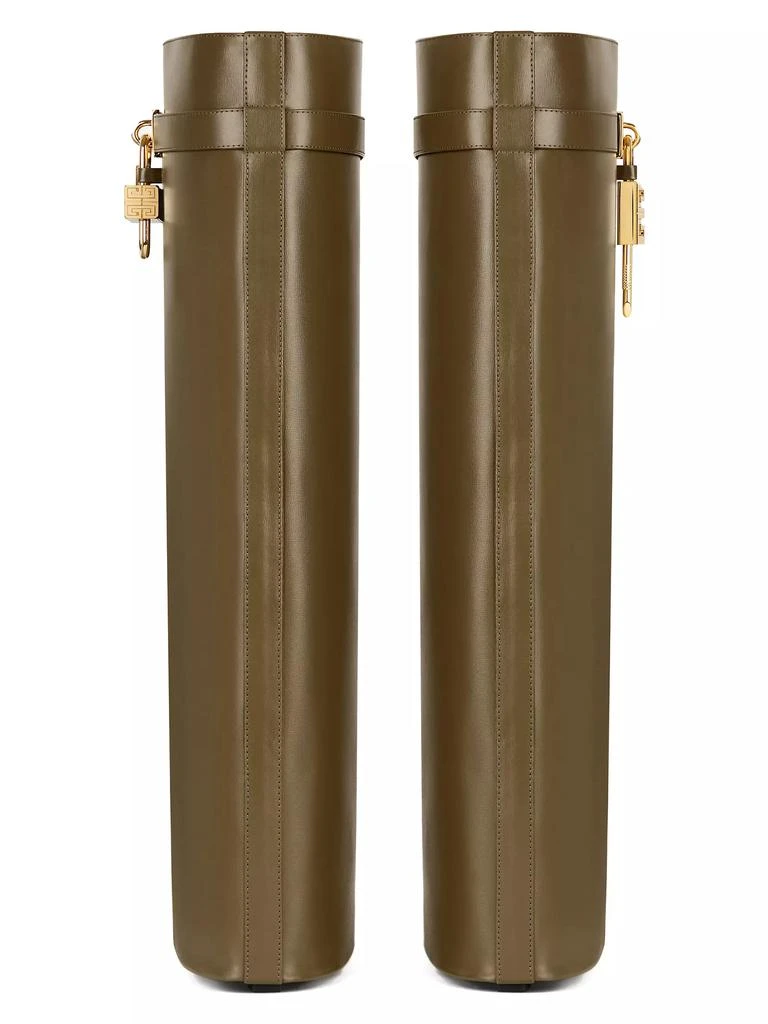 Givenchy Shark Lock Boots in Leather 4