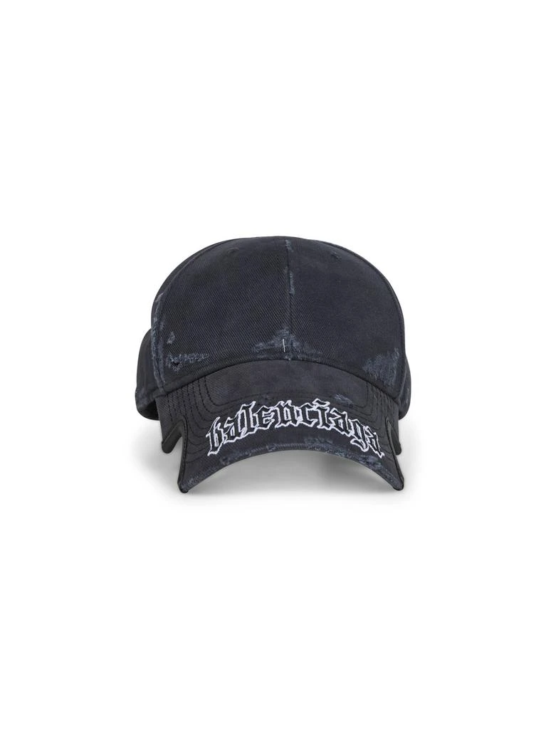 Balenciaga Blackletter Script Faded Cap – On Sale Now with  display picture 3