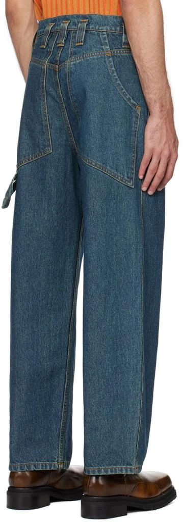 Eckhaus Latta Blue Baggy Jeans 3