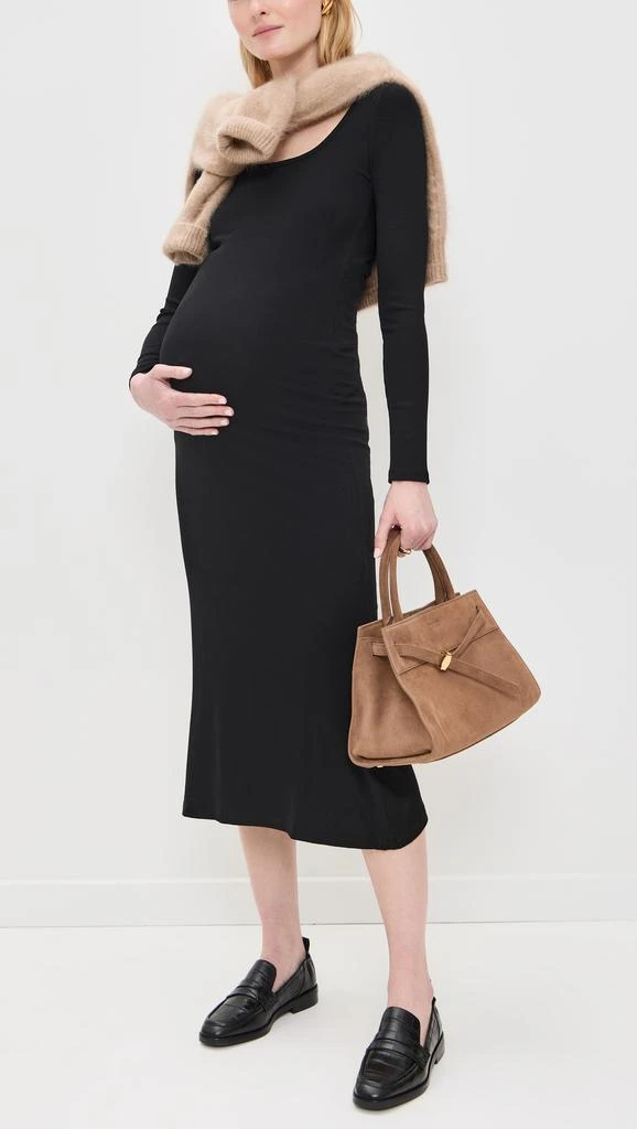 HATCH The Long Sleeve Rib Dress 1