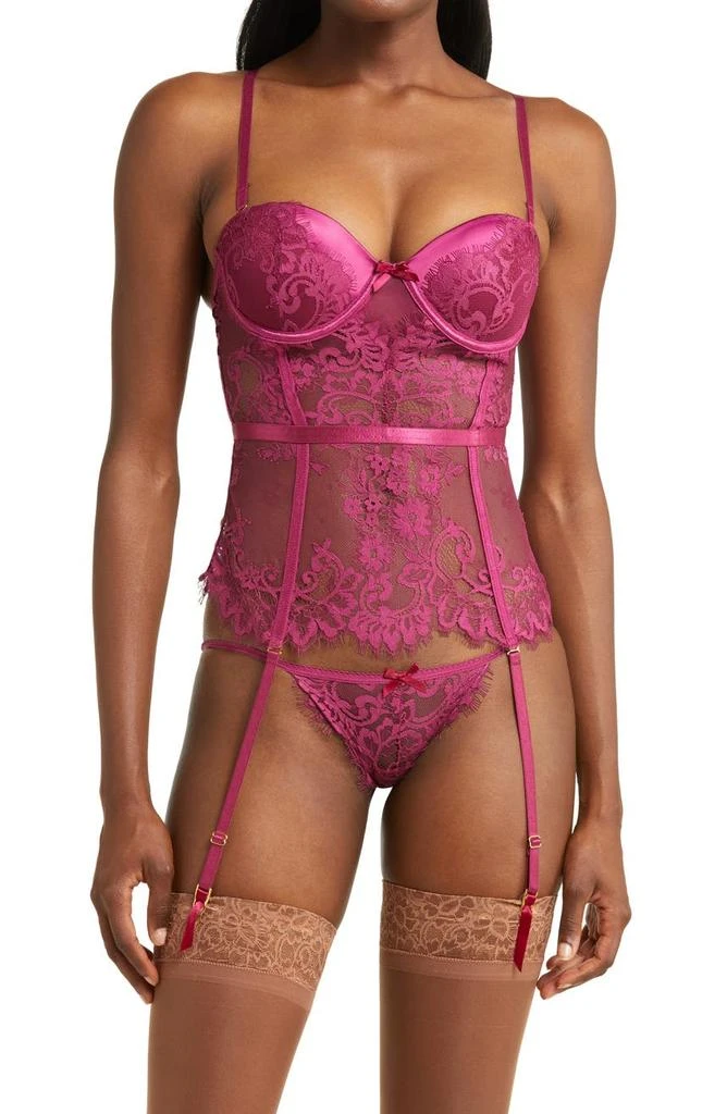 Seven ‘til Midnight Lace Underwire Bustier & Tanga Set 1