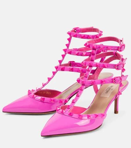 Valentino Rockstud patent leather pumps 5
