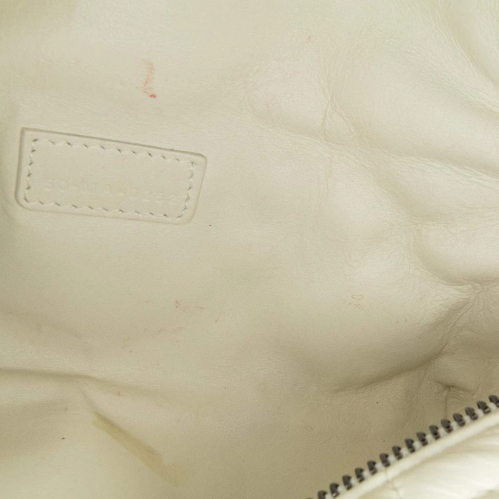 Dior Dior White Calfskin Macro-Cannage DiorTravel Nomad Pouch 9
