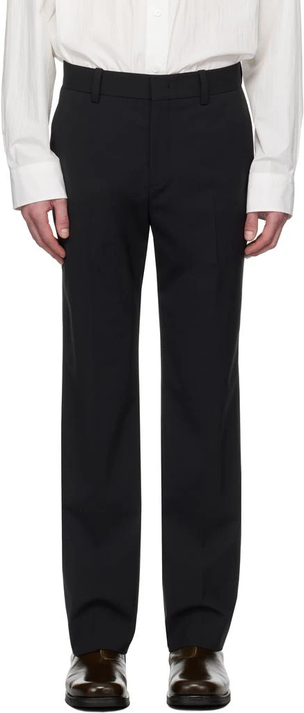 Solid Homme Black Essential Trousers 1