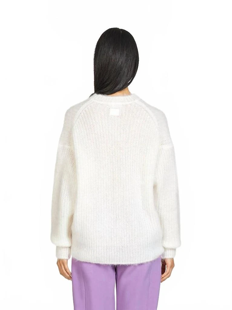 Salvatore Ferragamo Women
s Mohair Sweater In White 2