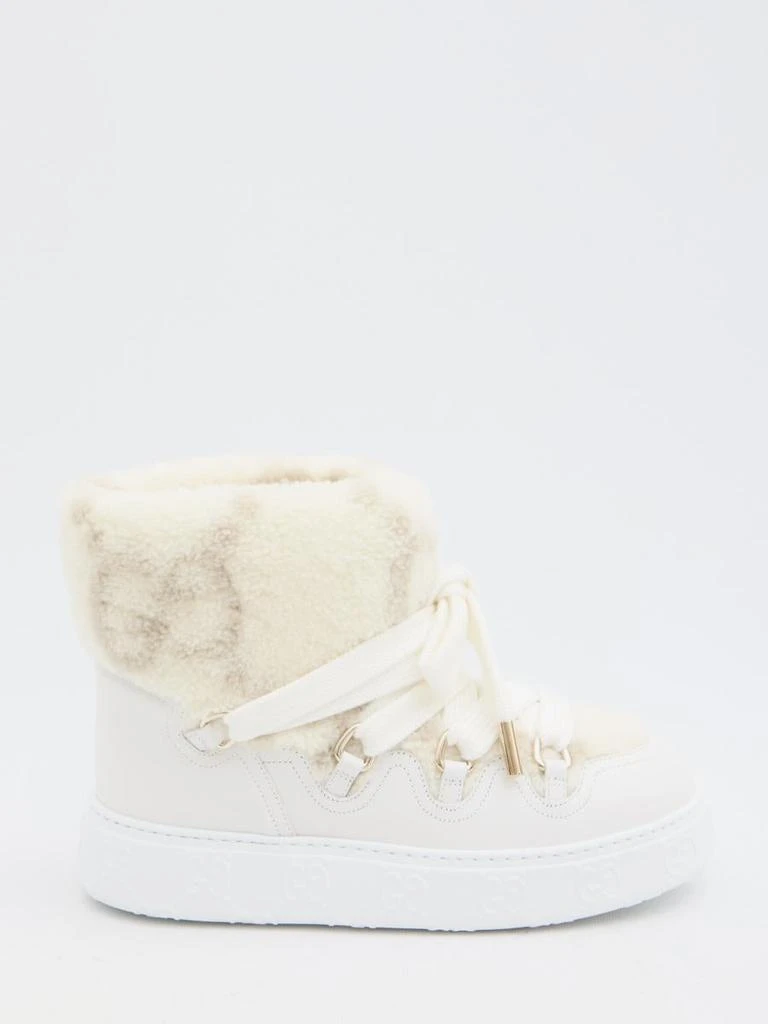 Gucci Wool-Effect Booties 1