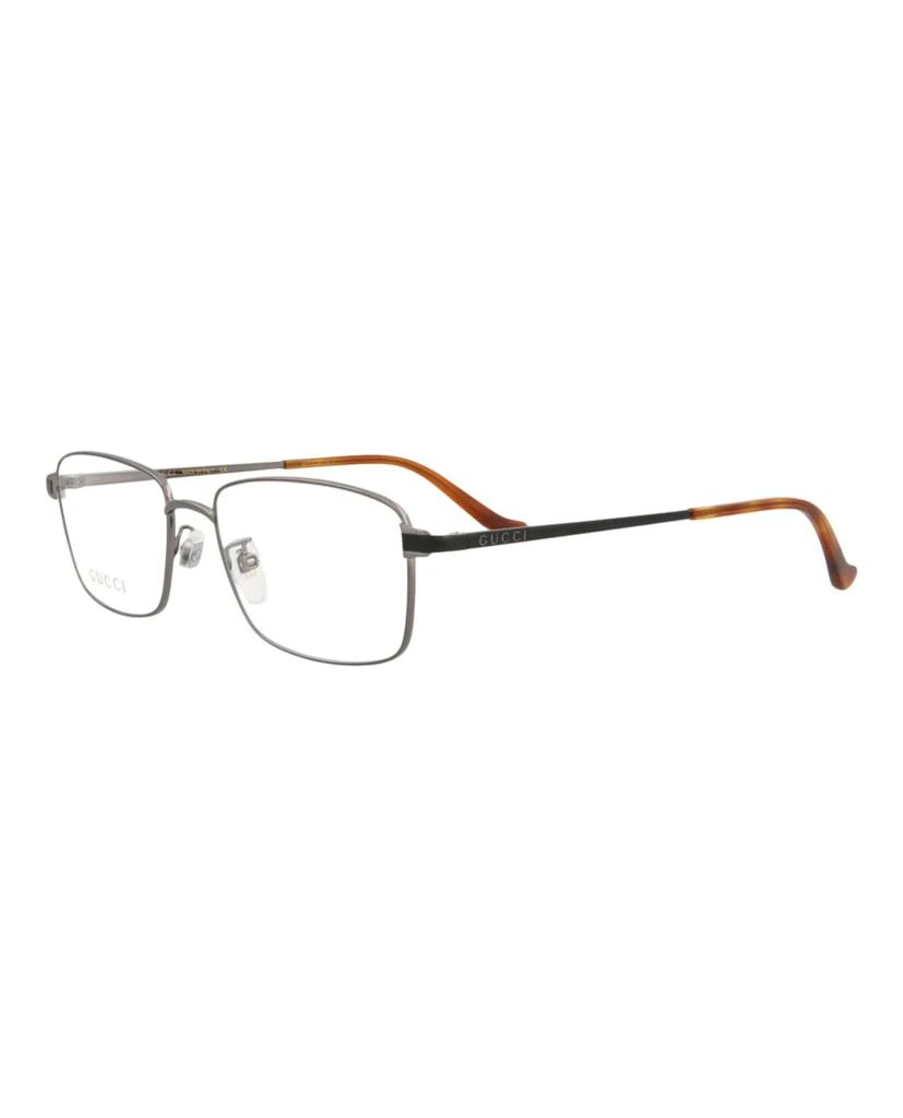 Gucci Square-Frame Metal Optical Frames 2