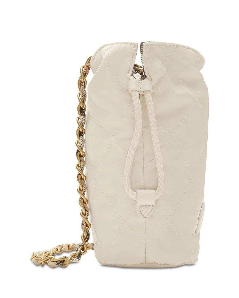 Burberry Quilted 
Check Reversible Horseshoe Chain Pouch 3