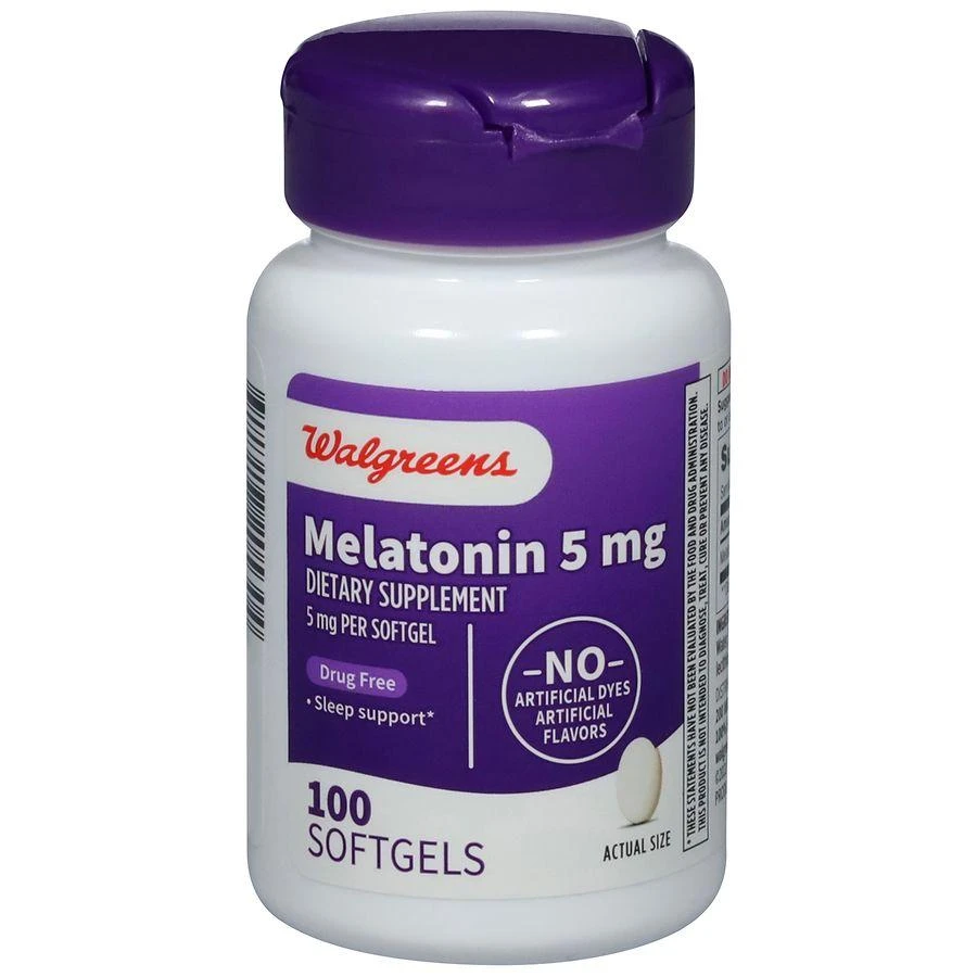 Walgreens Melatonin Softgel 5mg 1